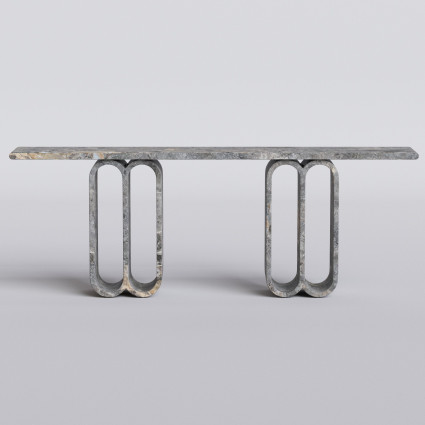 Double Arch Marble Console